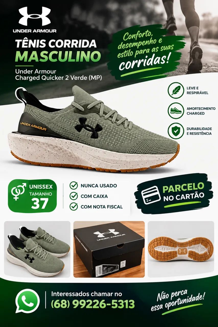 Vendo tênis de corrida novo 