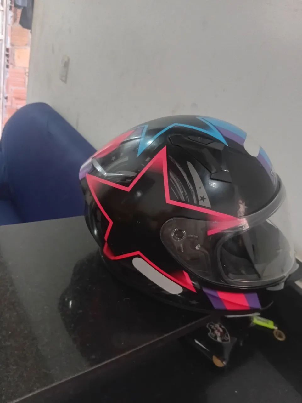 Capacete vendo ou troco 400 - Foto 3