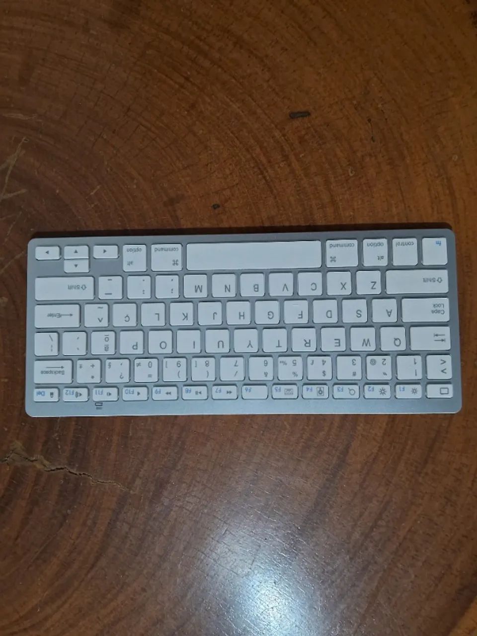 Teclado Wireless Bluetooth Modelo BK6001 Branco - Foto 3