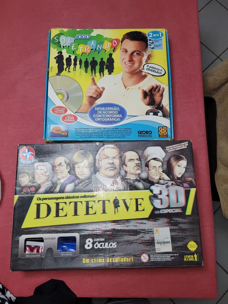Kit c jogo Detetive 3D e Soletrando completos +LAB de  brinde - Foto 5