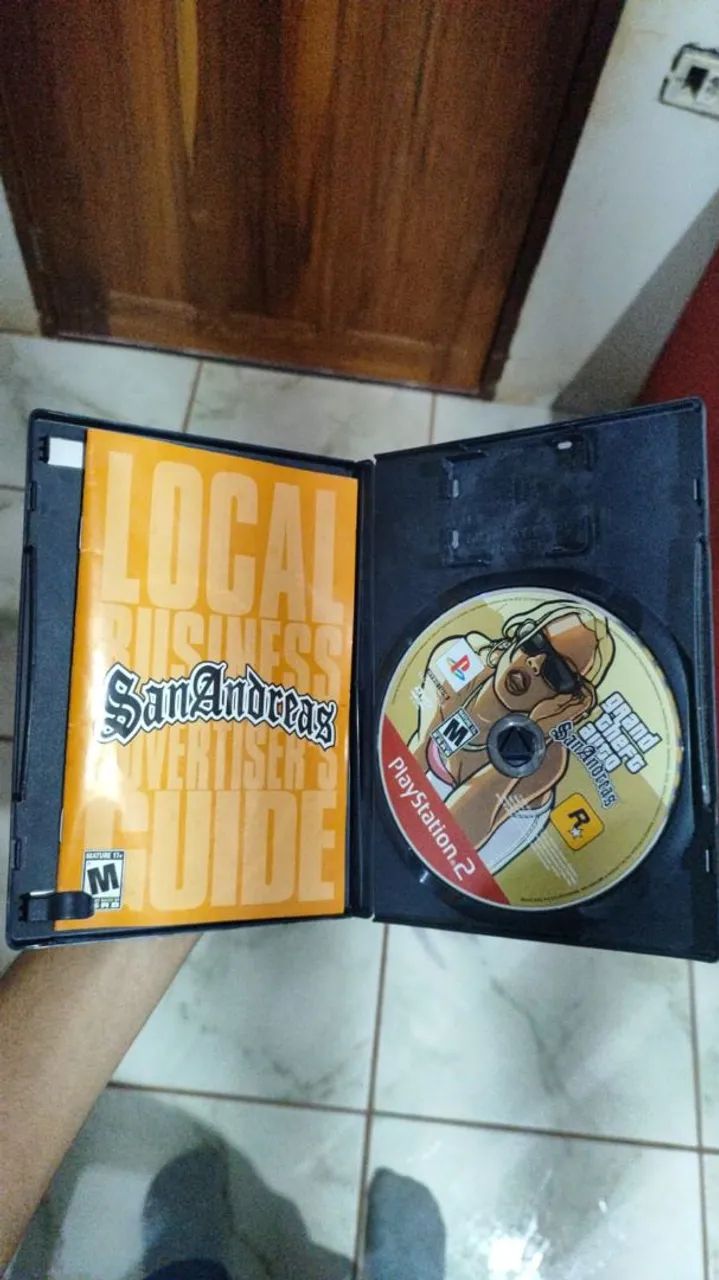 GTA San Andreas Great hits PS2 Original Completo com manual - Foto 2