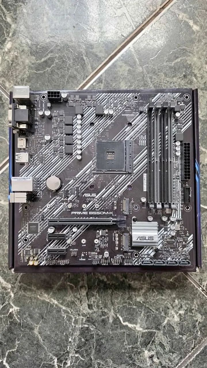 PLACA MÃE l B550M-K ASUS PRIME  - Foto 4