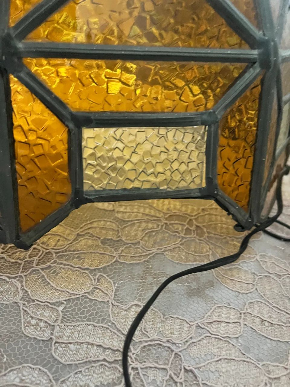 Lustre vitral antigo 30x40 - Foto 5