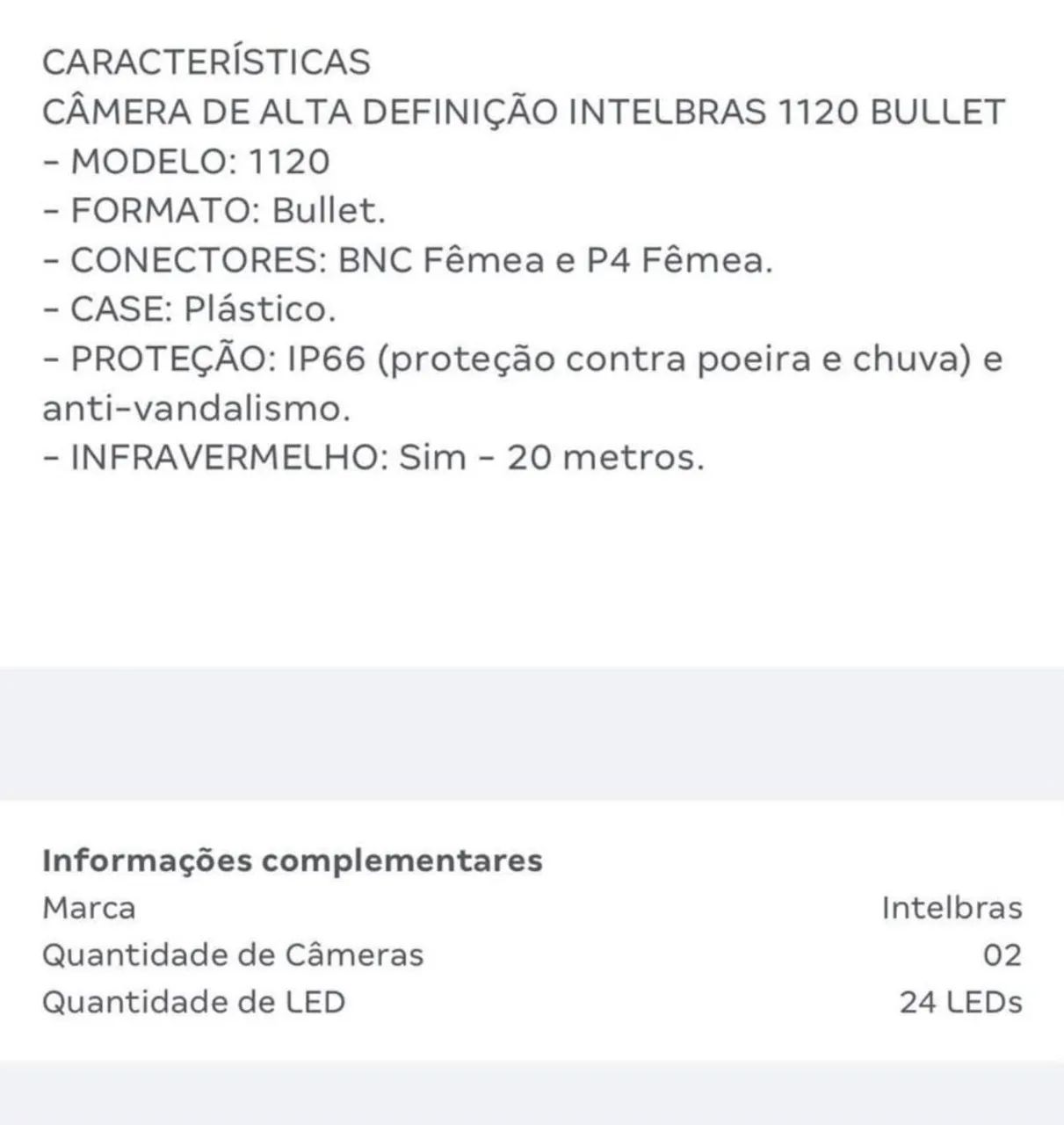 Câmera bullet - Foto 2