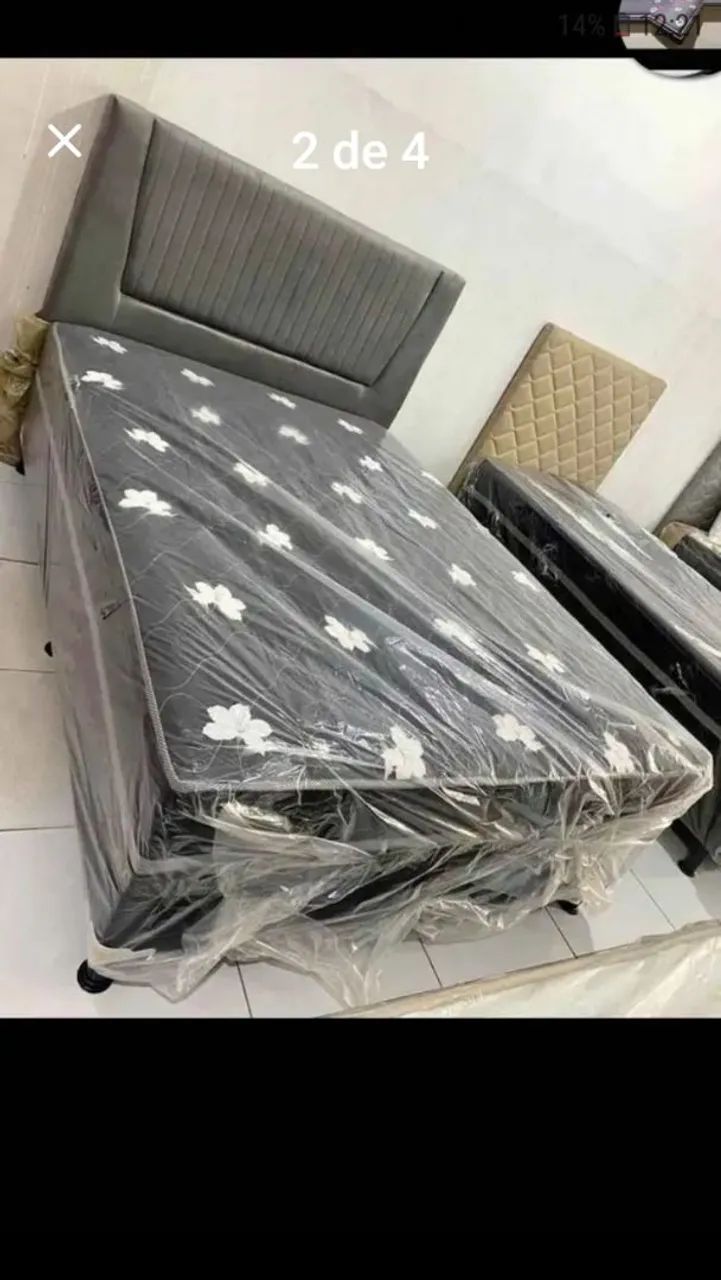 Cama box casal da fábrica 