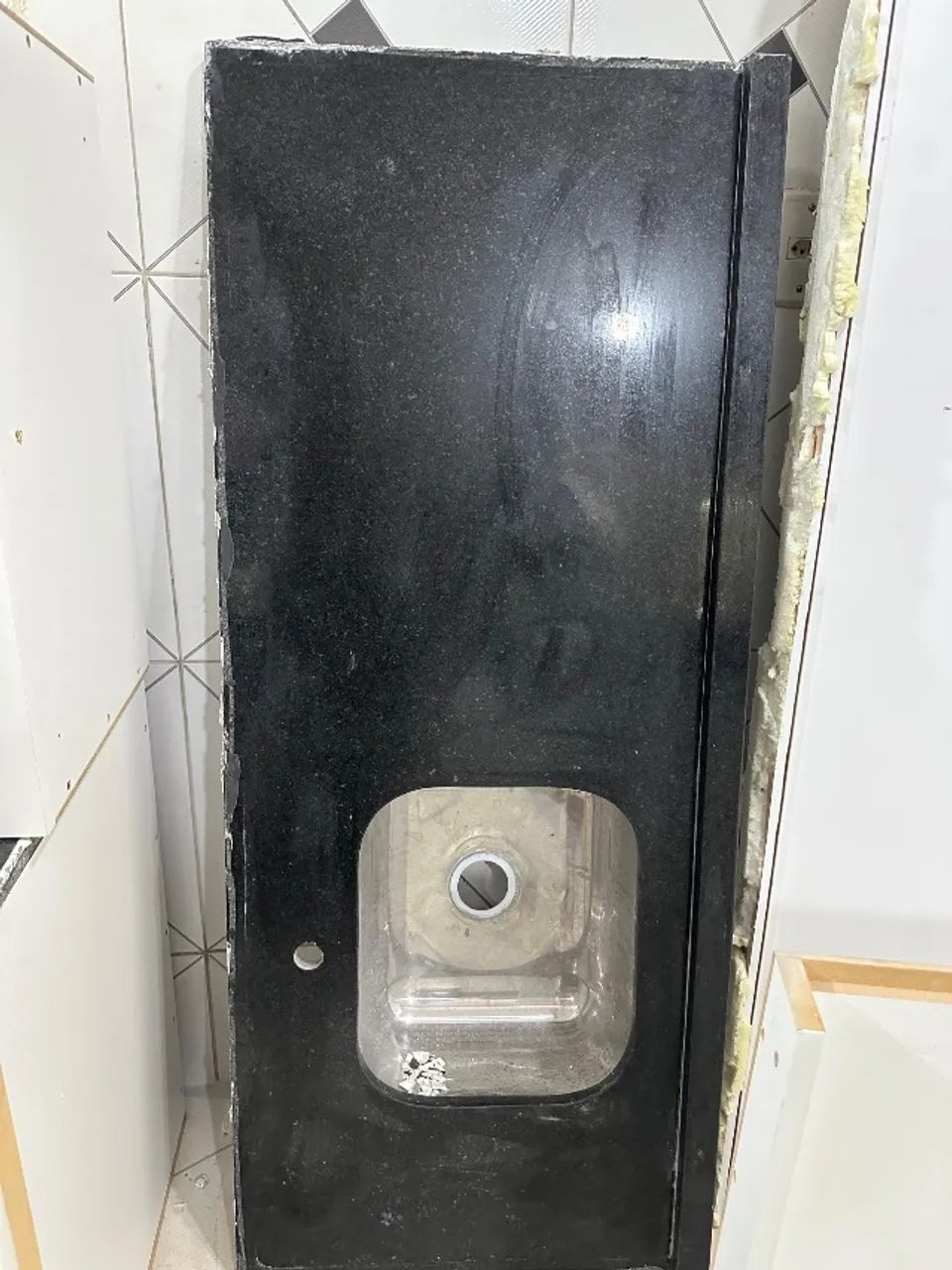Black Granite Sink São Gabriel