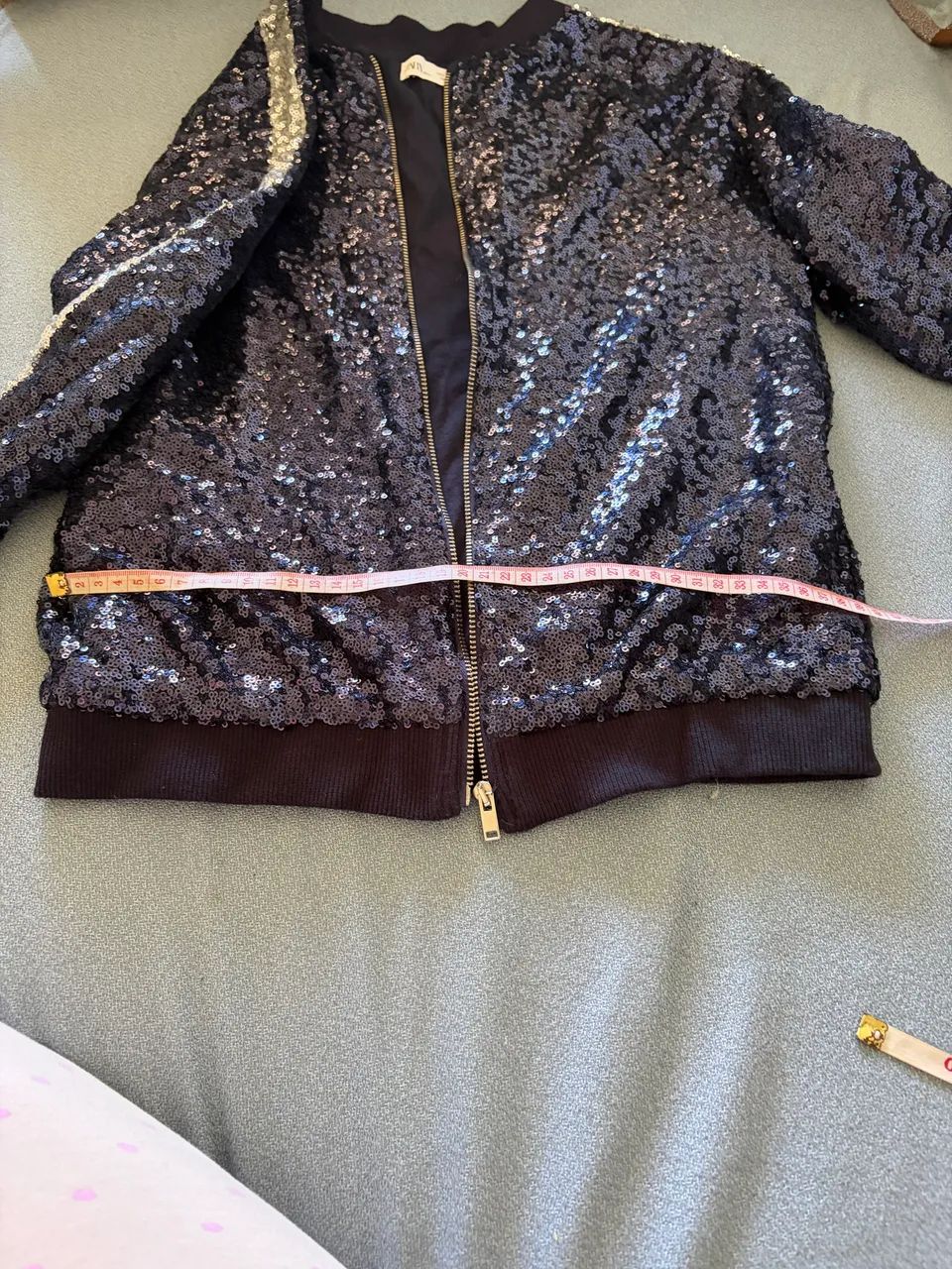Jaqueta lantejoulas Zara 