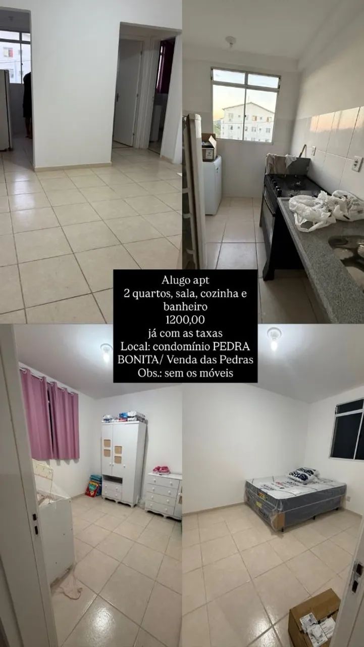 Alugo AP em venda das pedras 