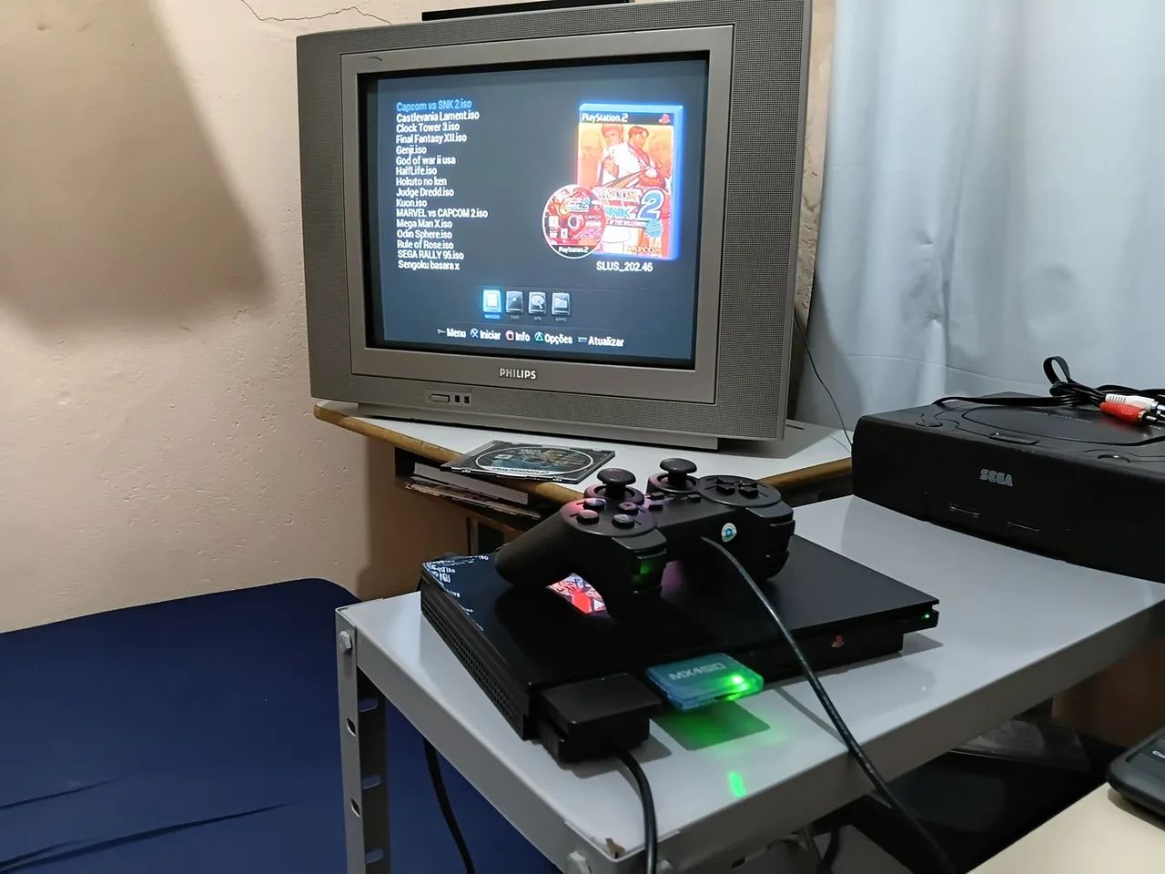PlayStation 2 + Mx4sio + leitor 100%