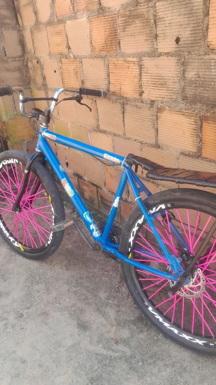 Bicicleta montadinha com cubo k7 freio mt200 