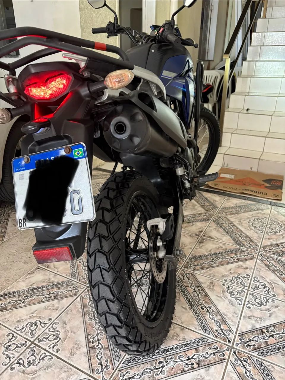 Moto Xtz Lander 250cc 2021 Azul - Foto 3