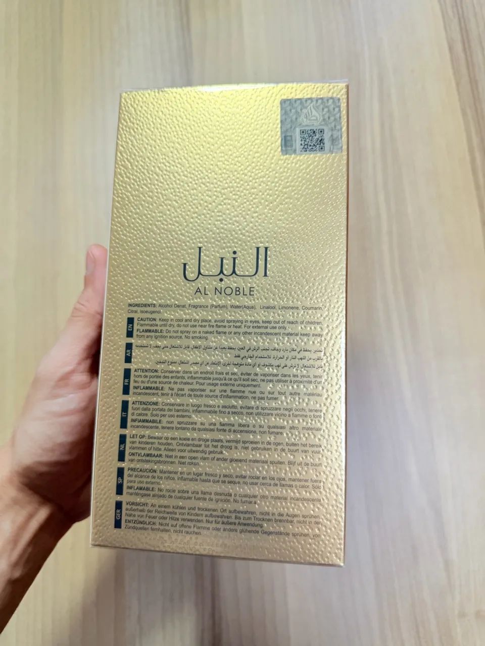 Al Noble Wazeer Lattafa 100ml - Foto 3