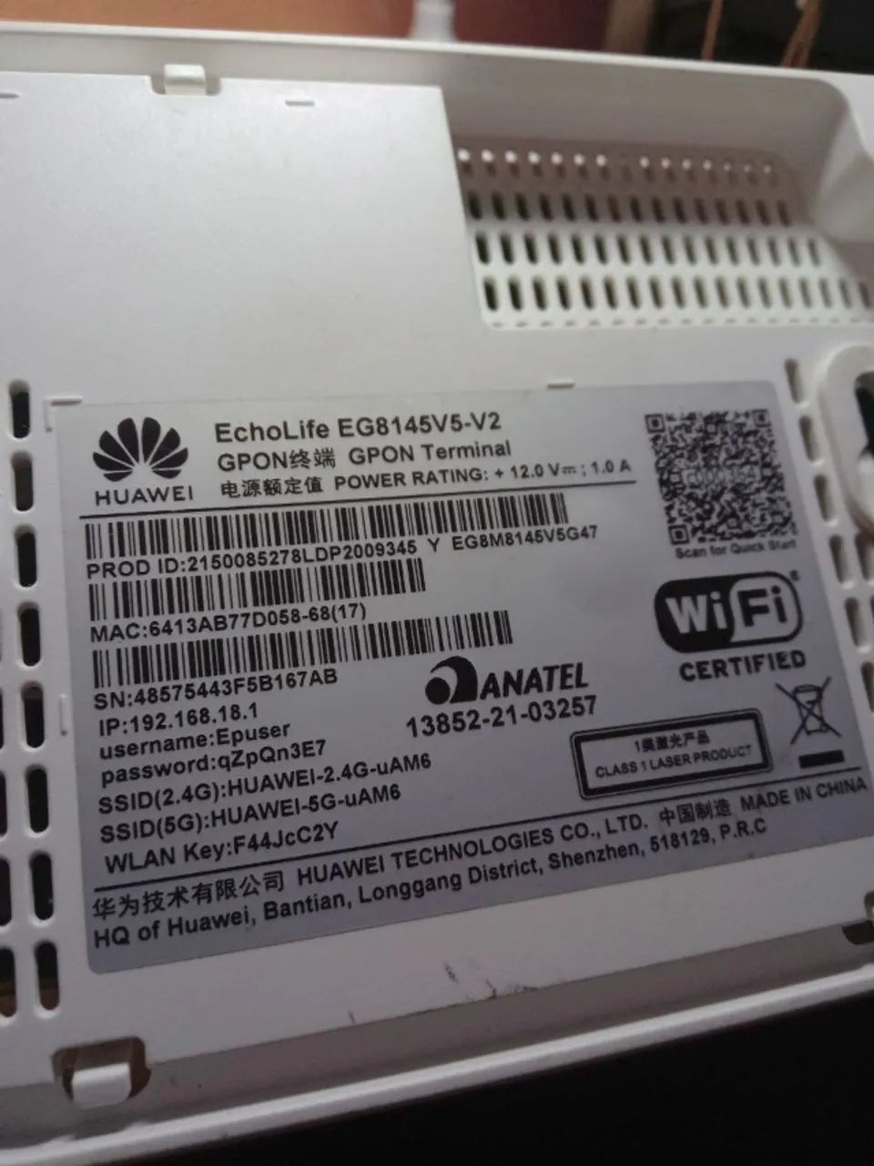 roteador Huawei Echolife eg8145v5 v2 - Foto 4