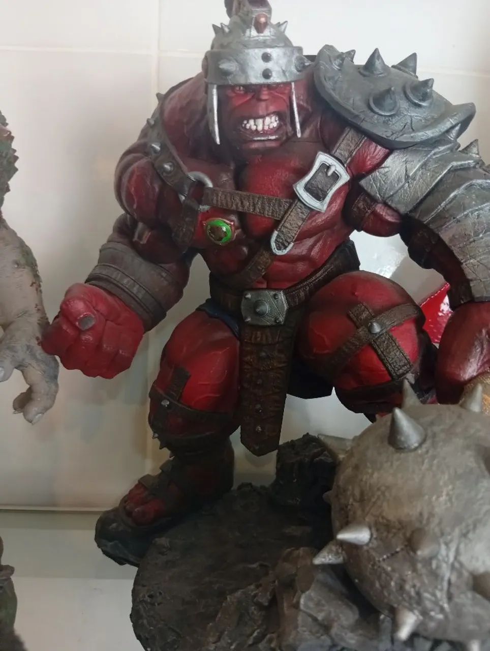 Hulk red 3D feito em resina . - Foto 2