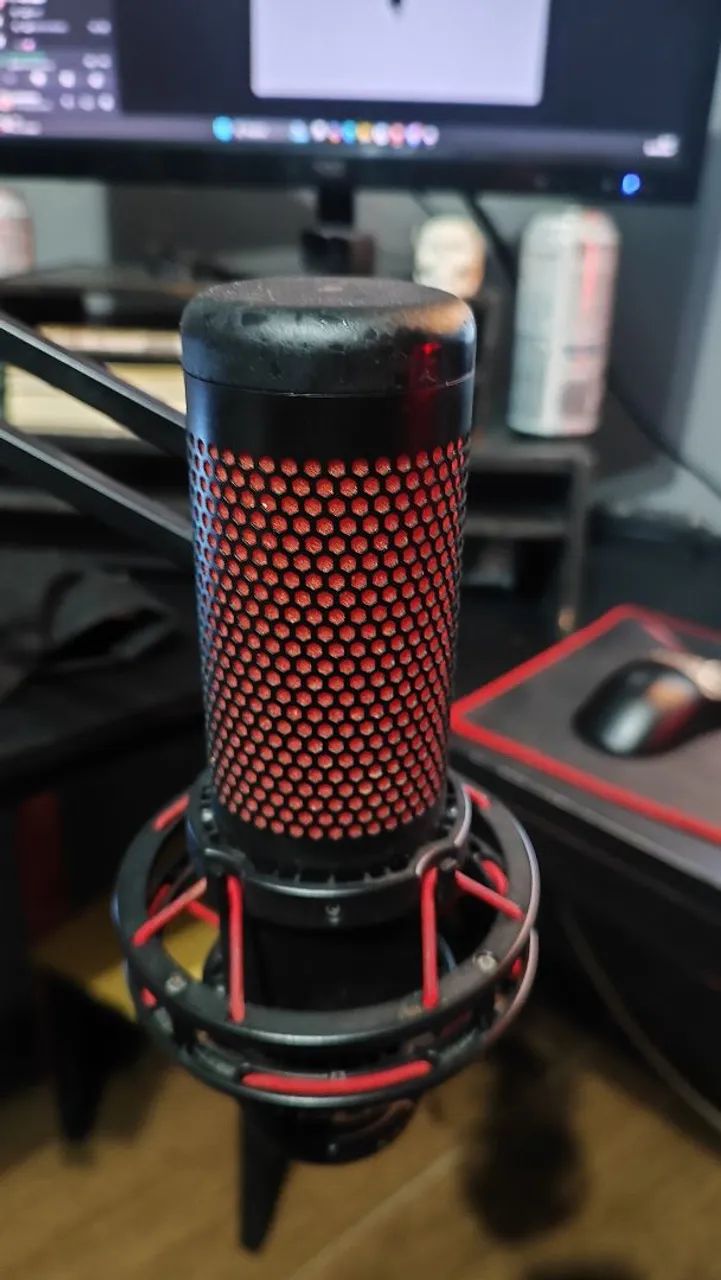 Microfone HyperX QuadCast Original USB Gamer - Pr - Foto 4