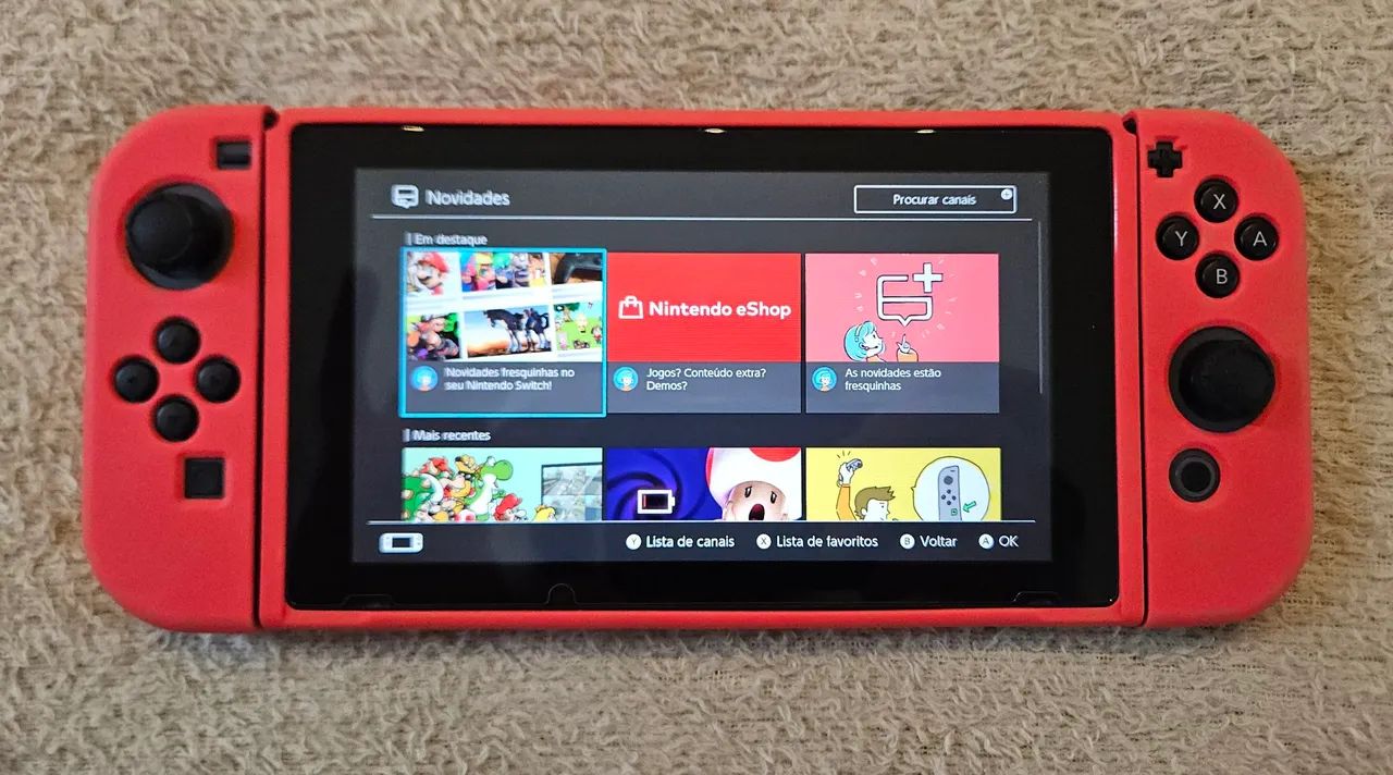 NINTENDO SWITCH V2 CINZA  - Foto 2