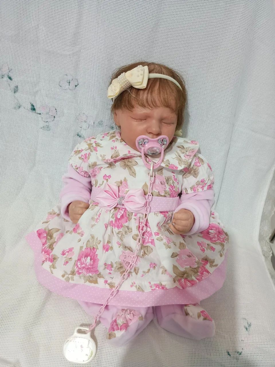 Bebê reborn realista 50cm