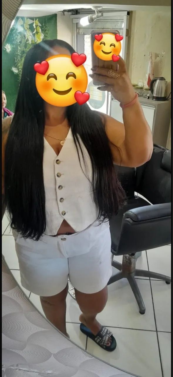 Cabelo mega hair vietnamita doublé