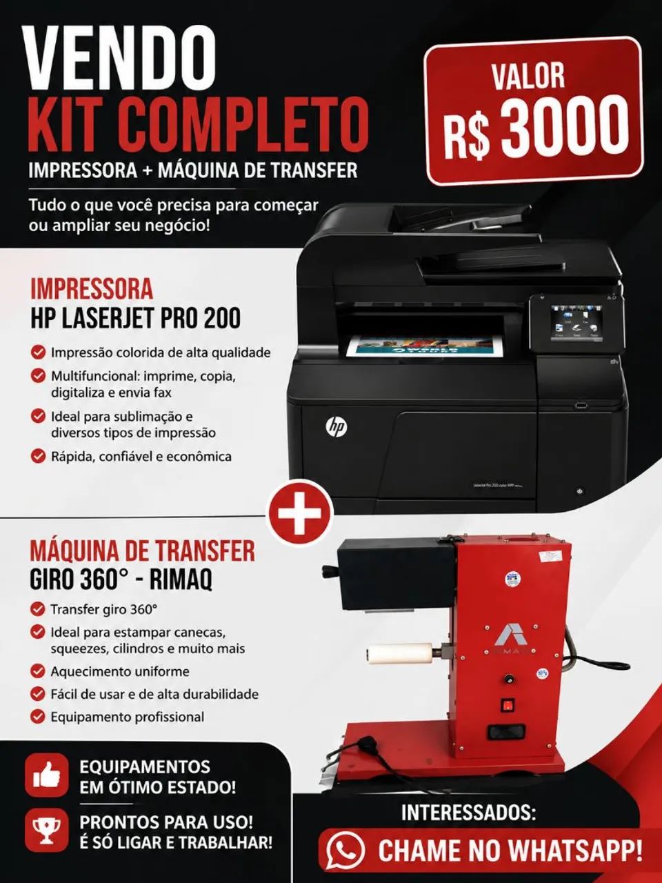 Kit transfer giro 360
