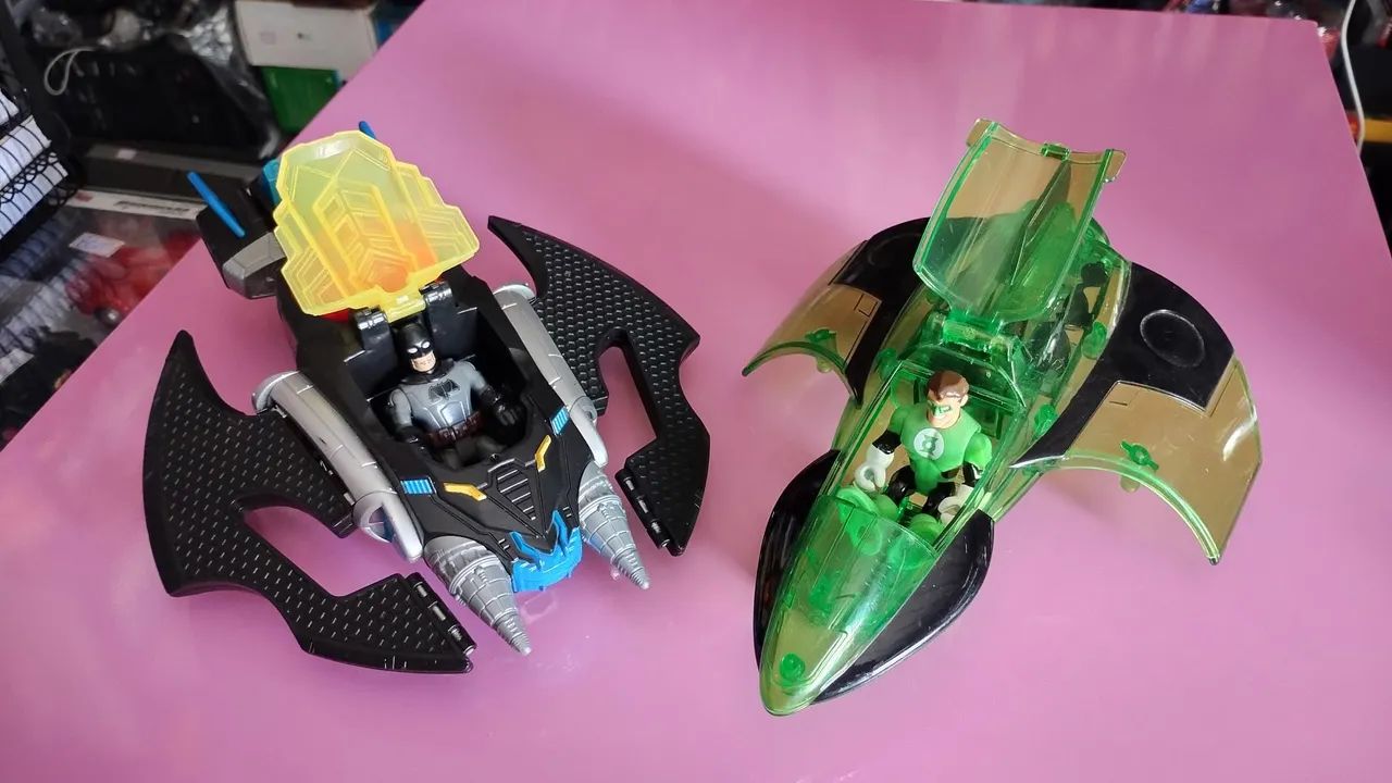 Batman Imaginext e nave lanterna mais nave - Foto 3