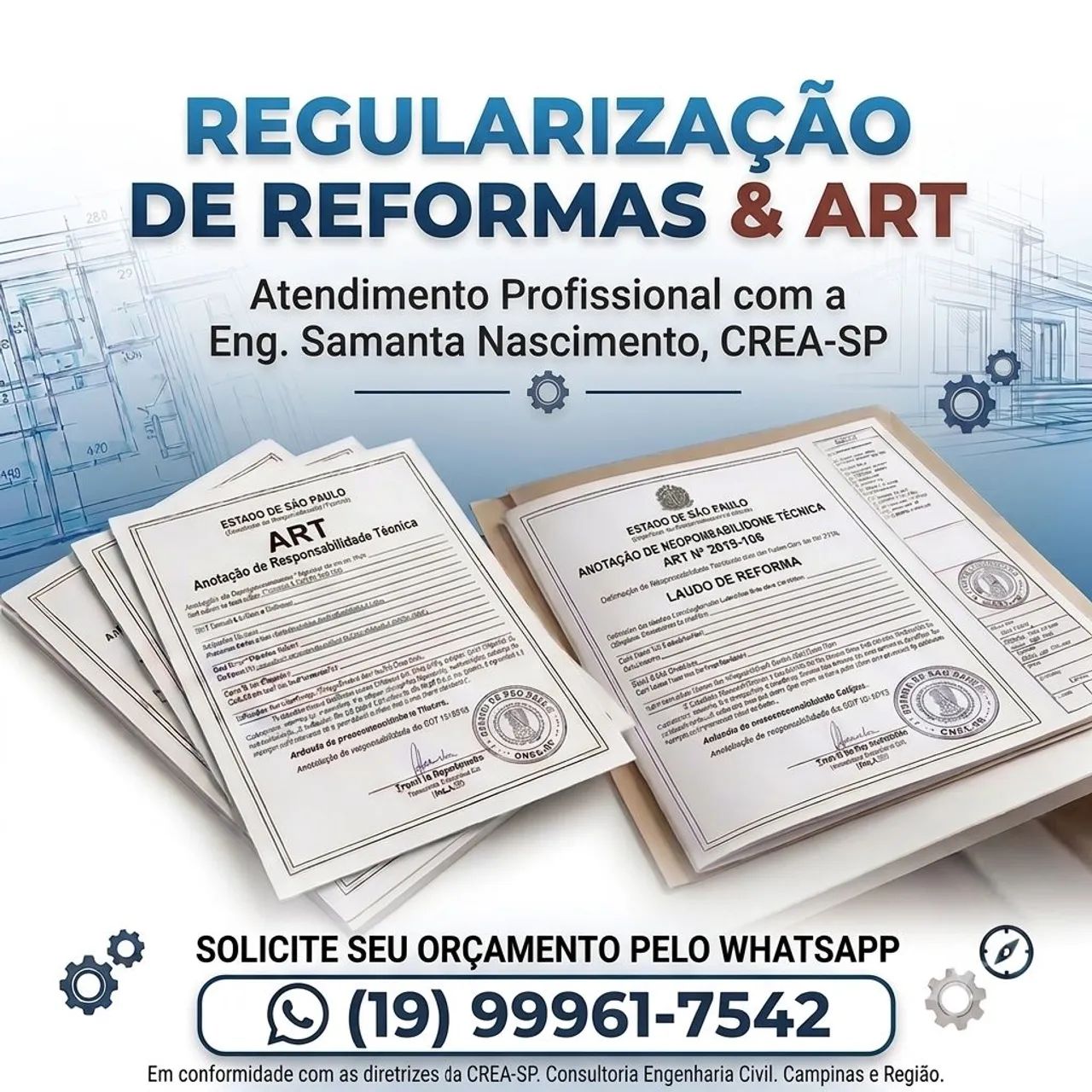 Engenheira Civil - Avaliação Imobiliária 