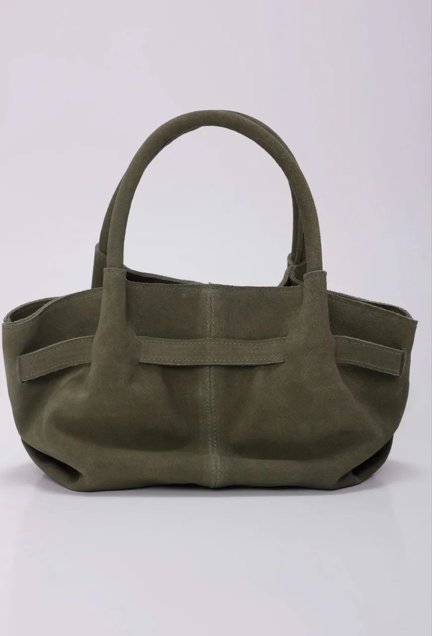 Bolsa couro camurça  - Foto 2