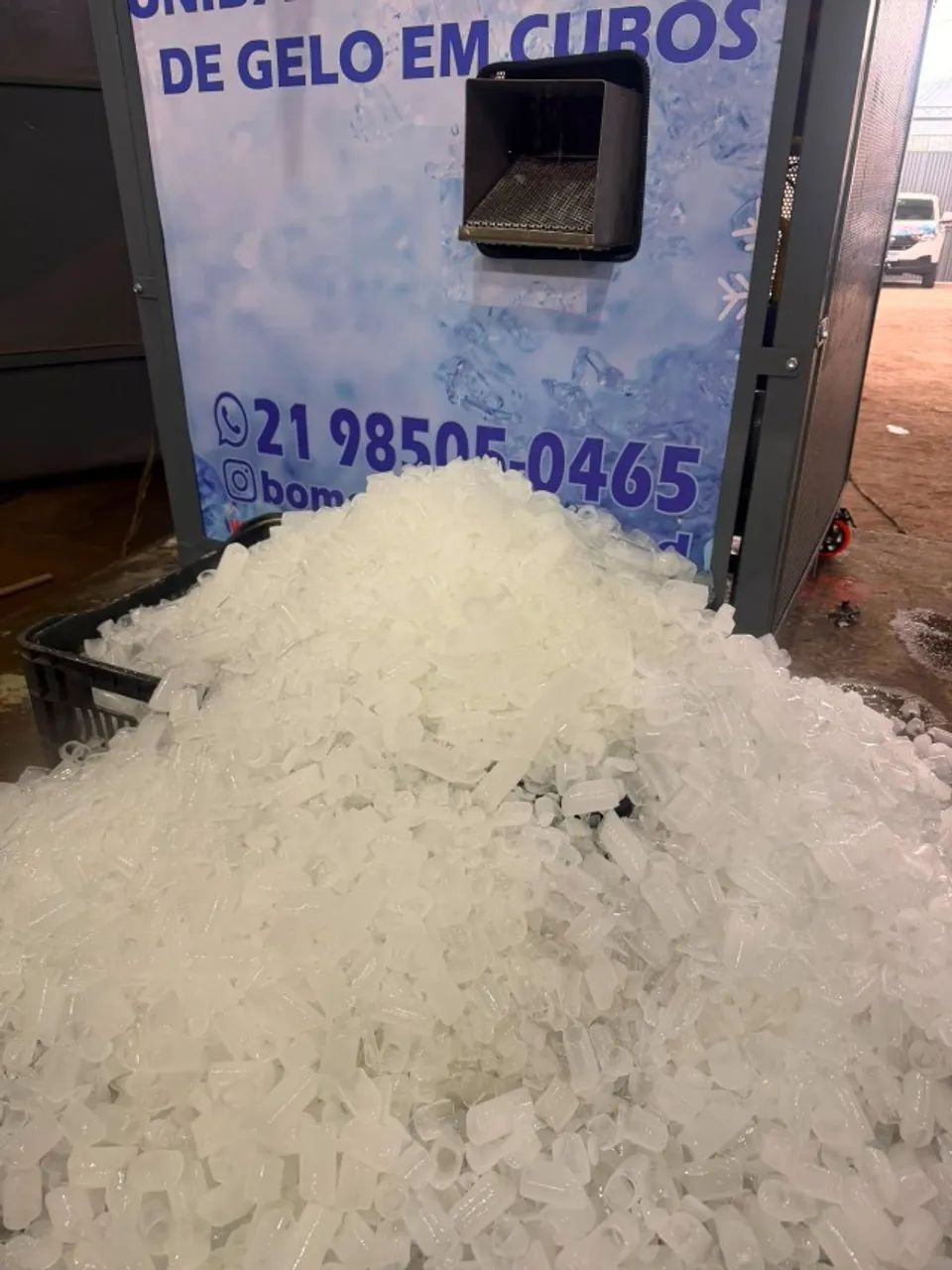 MÁQUINAS DE FABRICAR GELO CUBOS E ESCAMAS - Foto 3