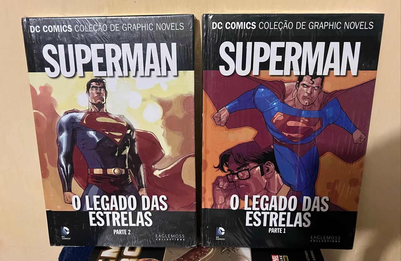 Superman o legado das estrelas eaglemoss parte 1 e 2 lacradas