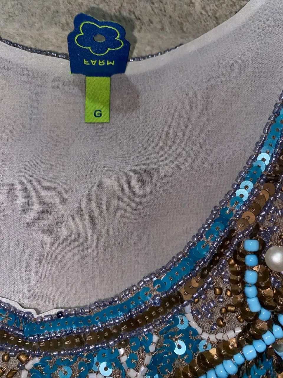 Blusa de lantejoulas da Farm  - Foto 6