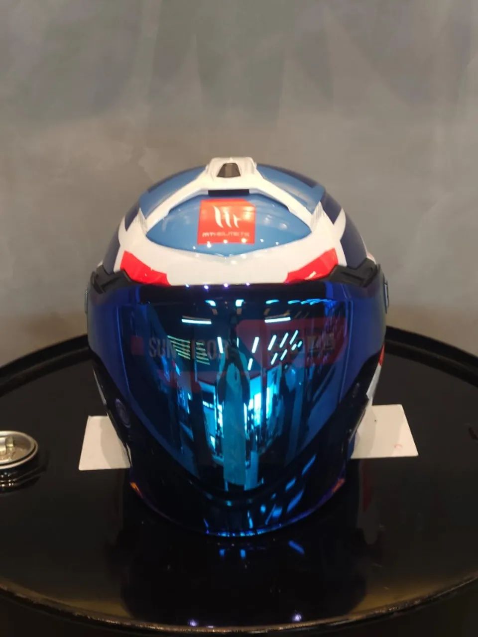 Capacete Moto Aberto Mt Cosmo Stellar Dupla Viseira Oculos