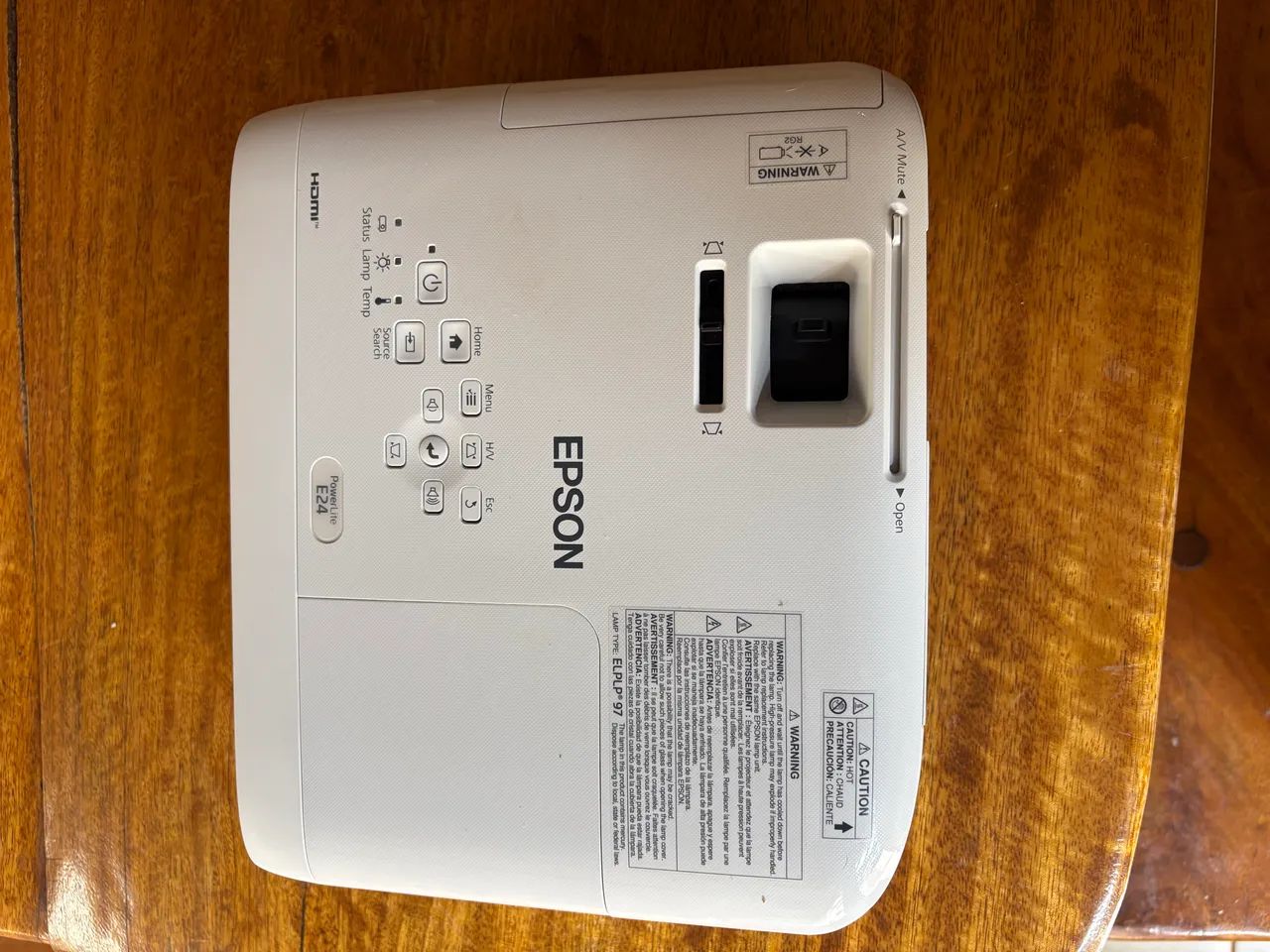 ? PROJETOR EPSON POWERLITE E24 Novinho 