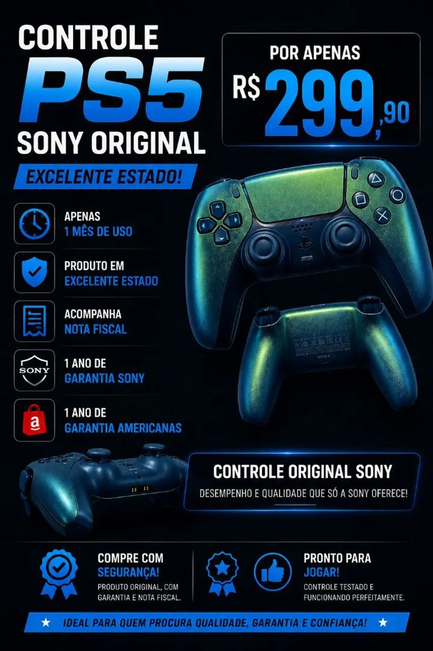 Controle ps5 ?