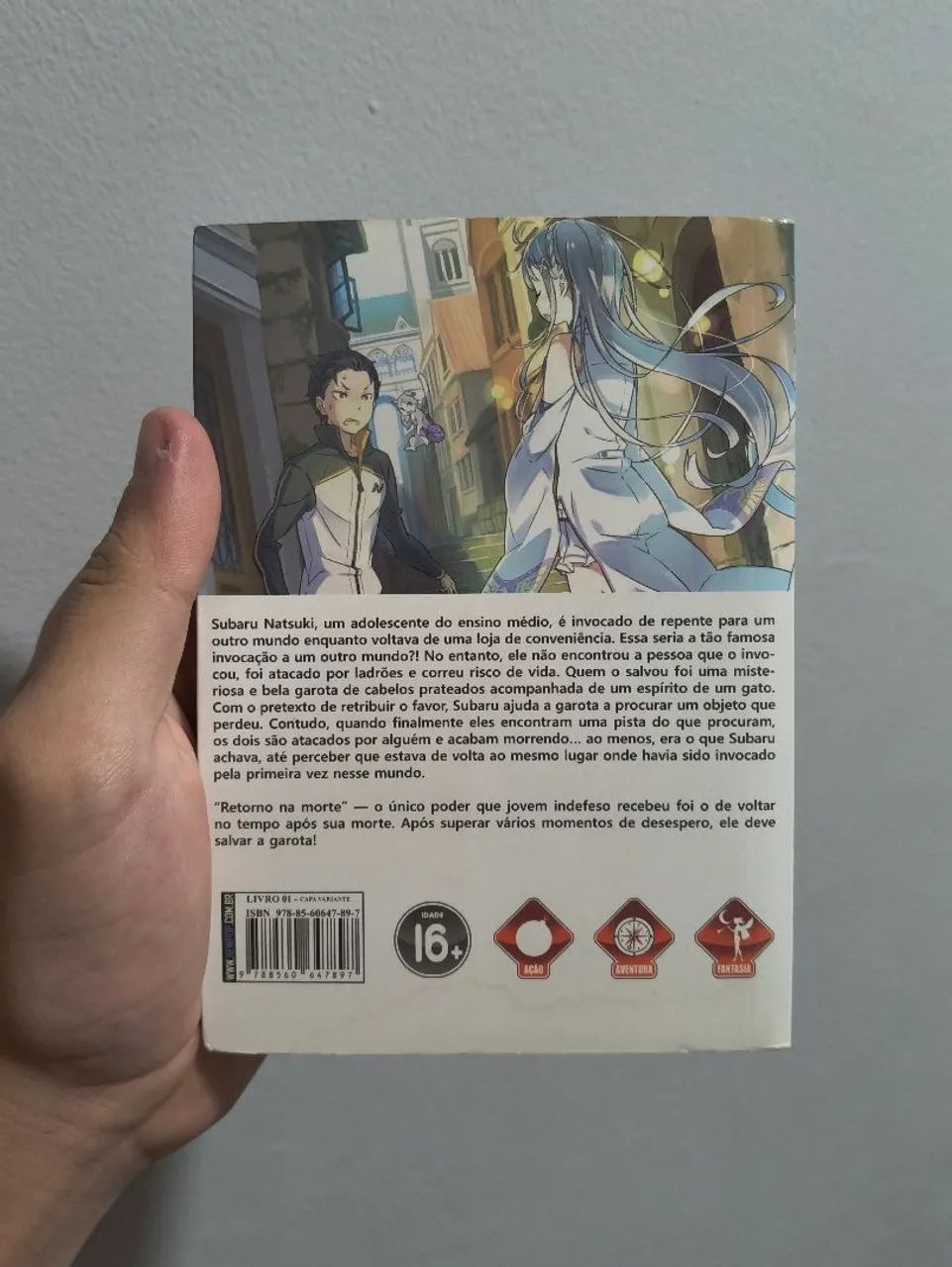Re:Zero Volume 1 capa variante - Light Novel NewPop - Foto 2