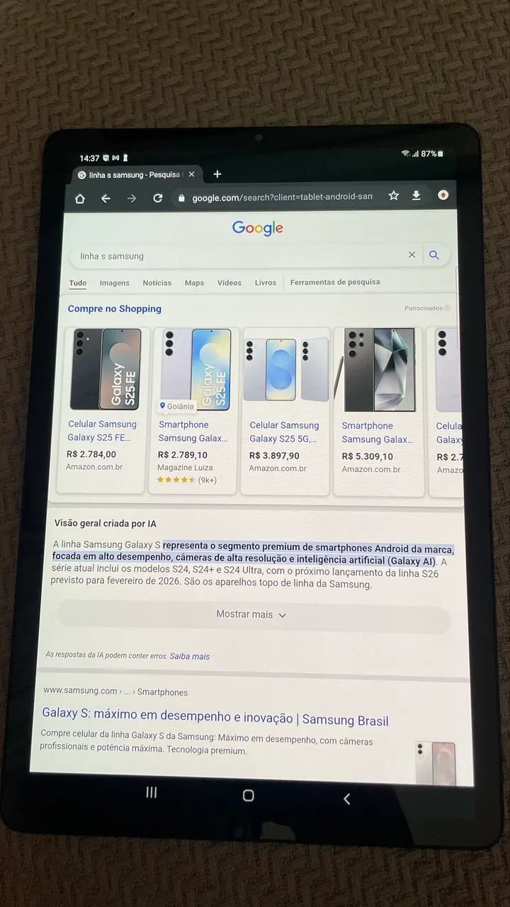 Tablet samsung S5e ÓTIMO  - Foto 3