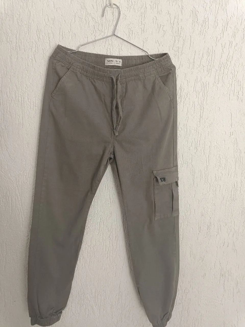 Calça jogger infantil Verde militar 