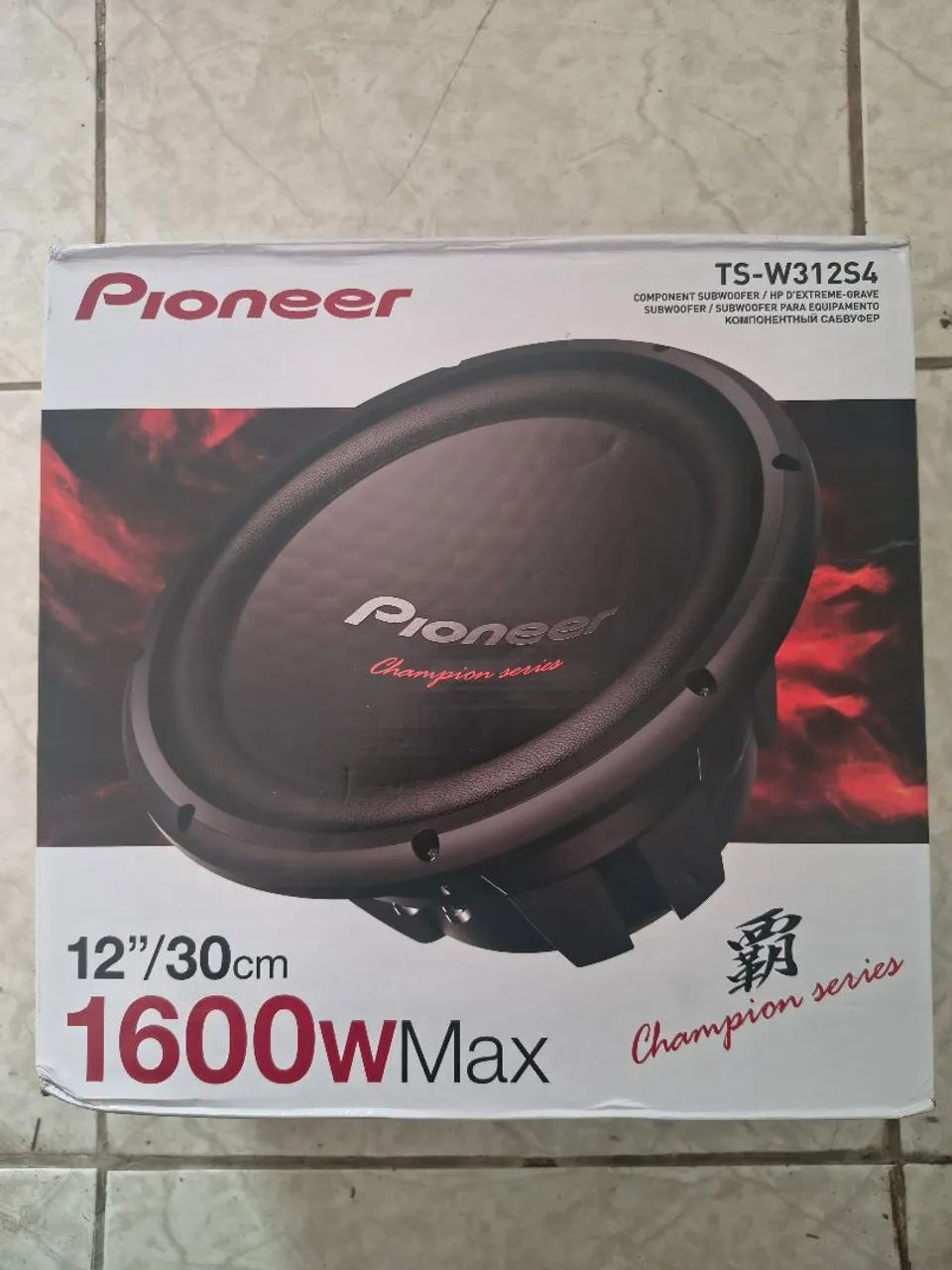 Subwoofer Pioneer 12 polegadas 