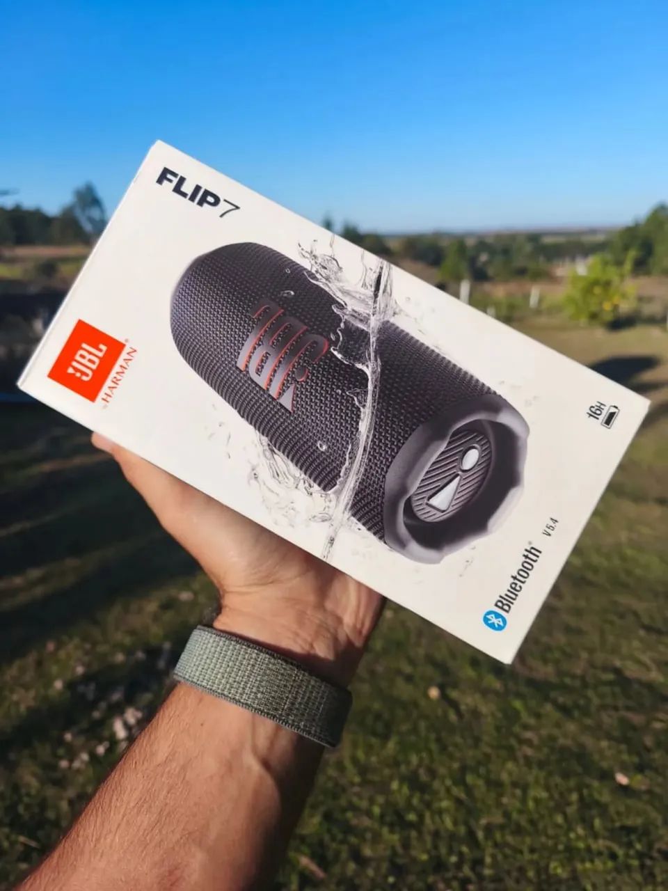 Caixa JBL Flip 7 Preta  - Foto 3