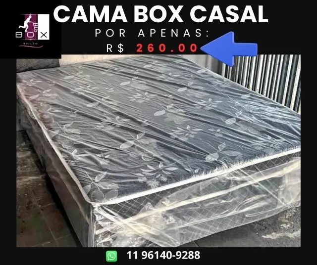 cama box casal (promoção..)
