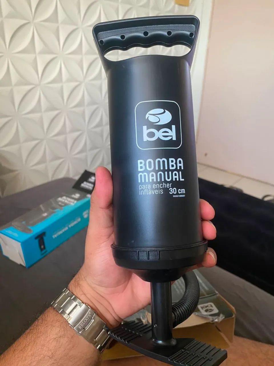 CAMA INFLAVEL SOLTEIRO + BOMDA DE AR - Foto 3