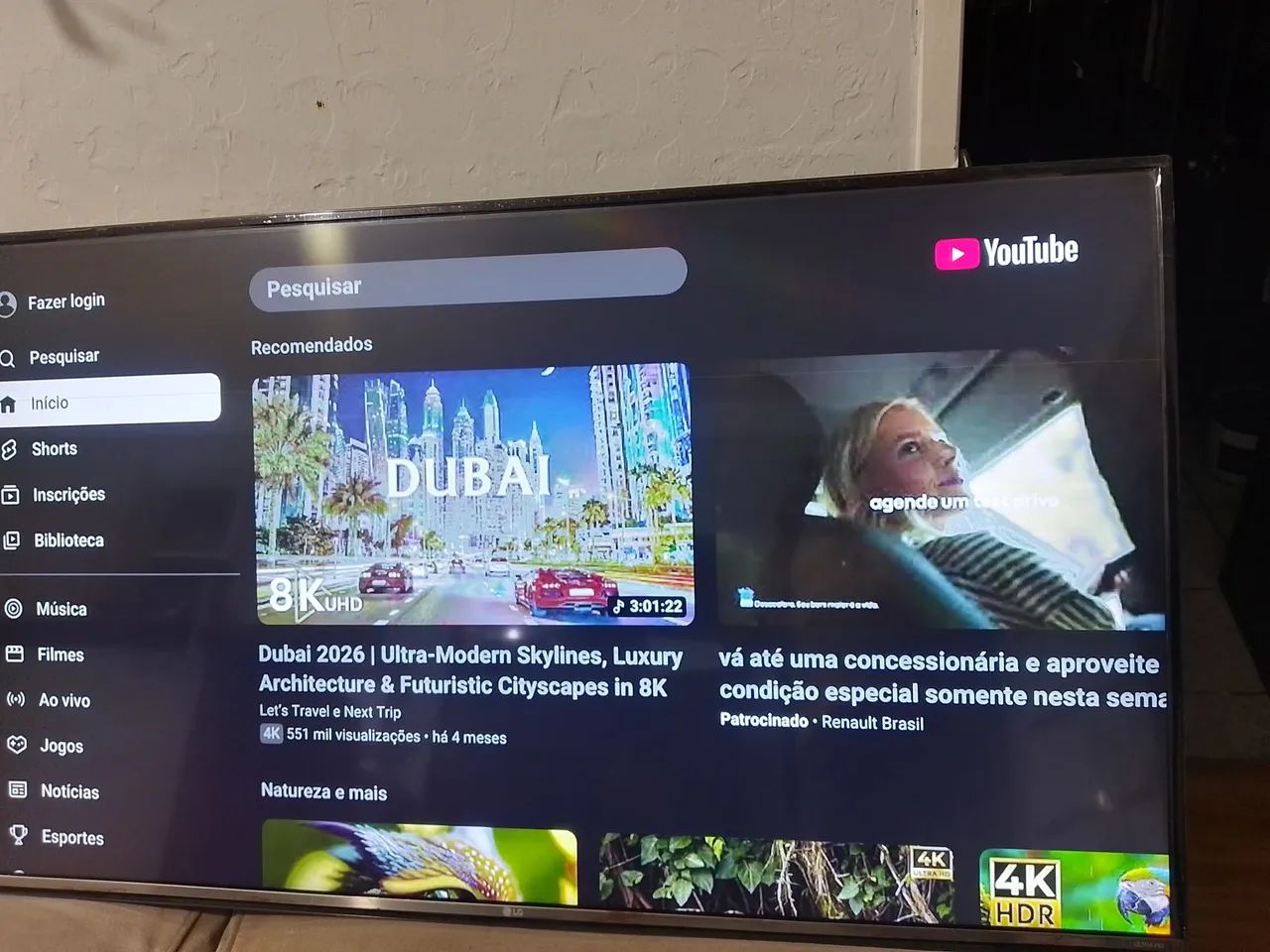 smart TV LG 60 polegadas 4K LED completo468284461506242561