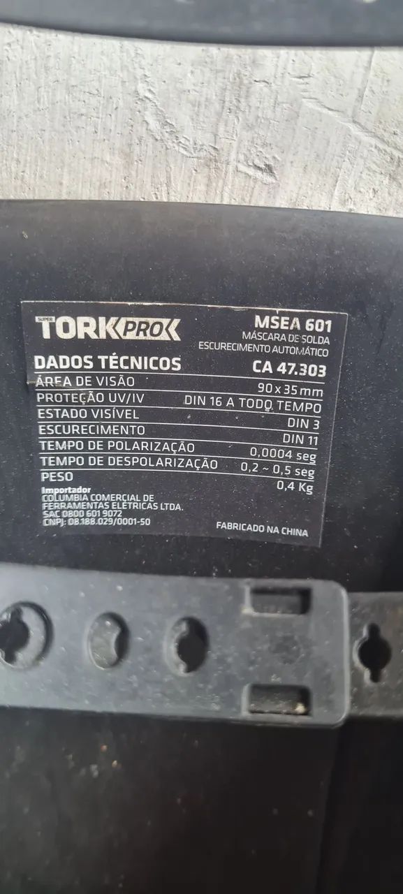 Mascara de Solda Tork Automática  - Foto 4