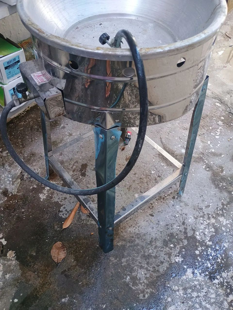 Fritador inox C/pés  - Foto 2