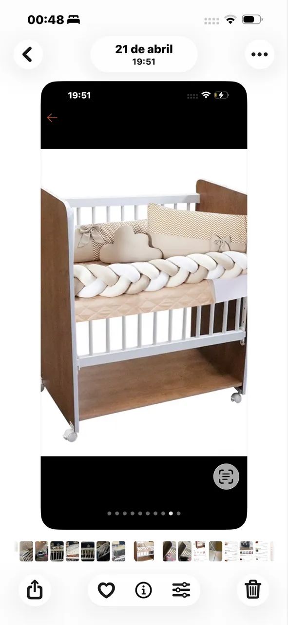 Mini  berço 