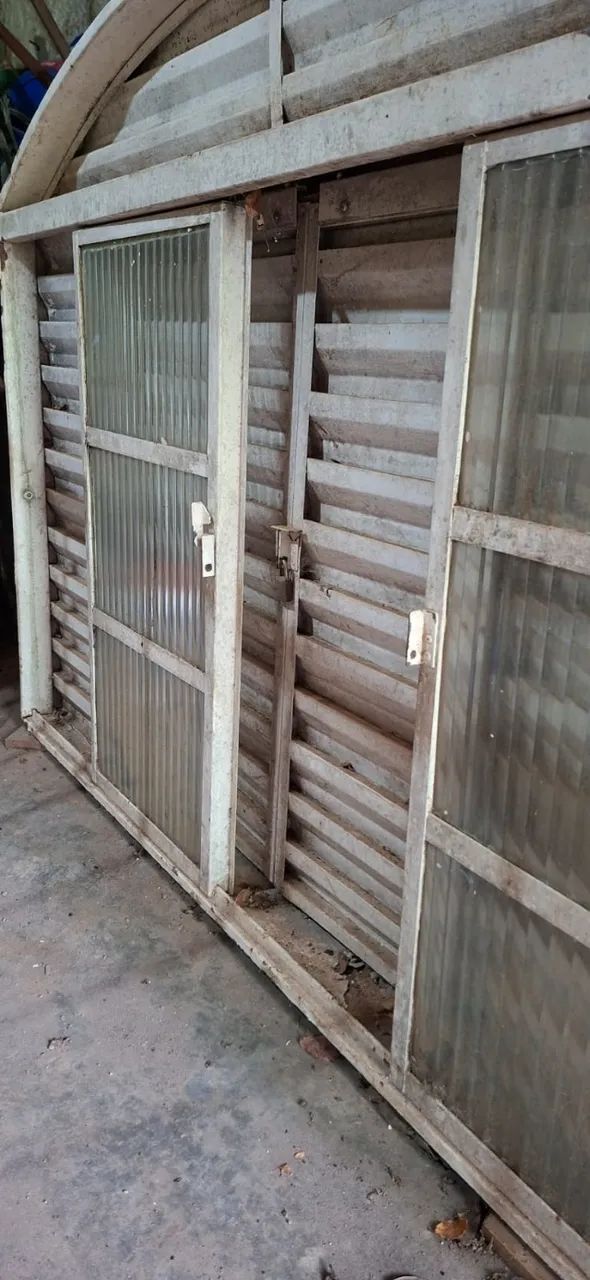 Janela Ferro e Vidro 1,50 x 1,10