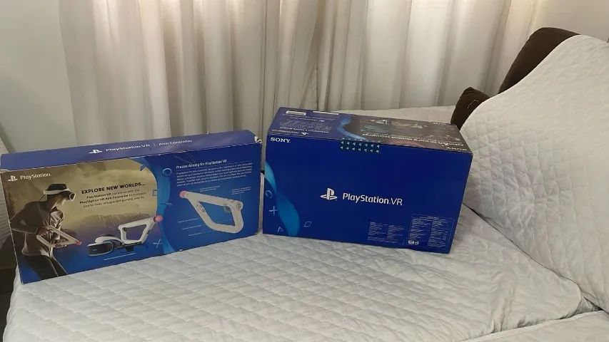 Playstation Vr Sony Ps4 Realidade Virtual Kit Completo + Aim Controller Na Caixa - Foto 3