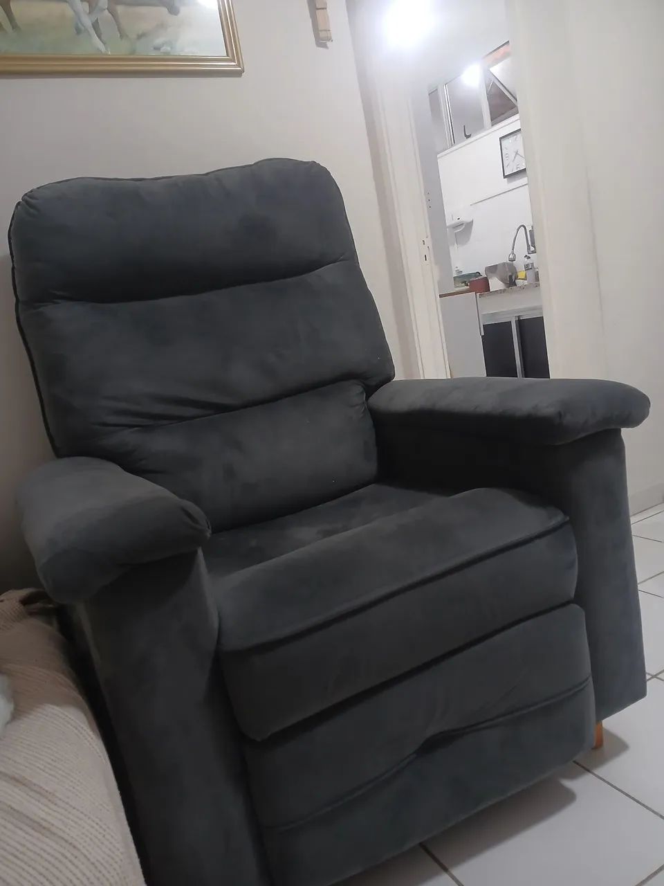 Vendo poltrona reclinavel muito nova comprada no magalu