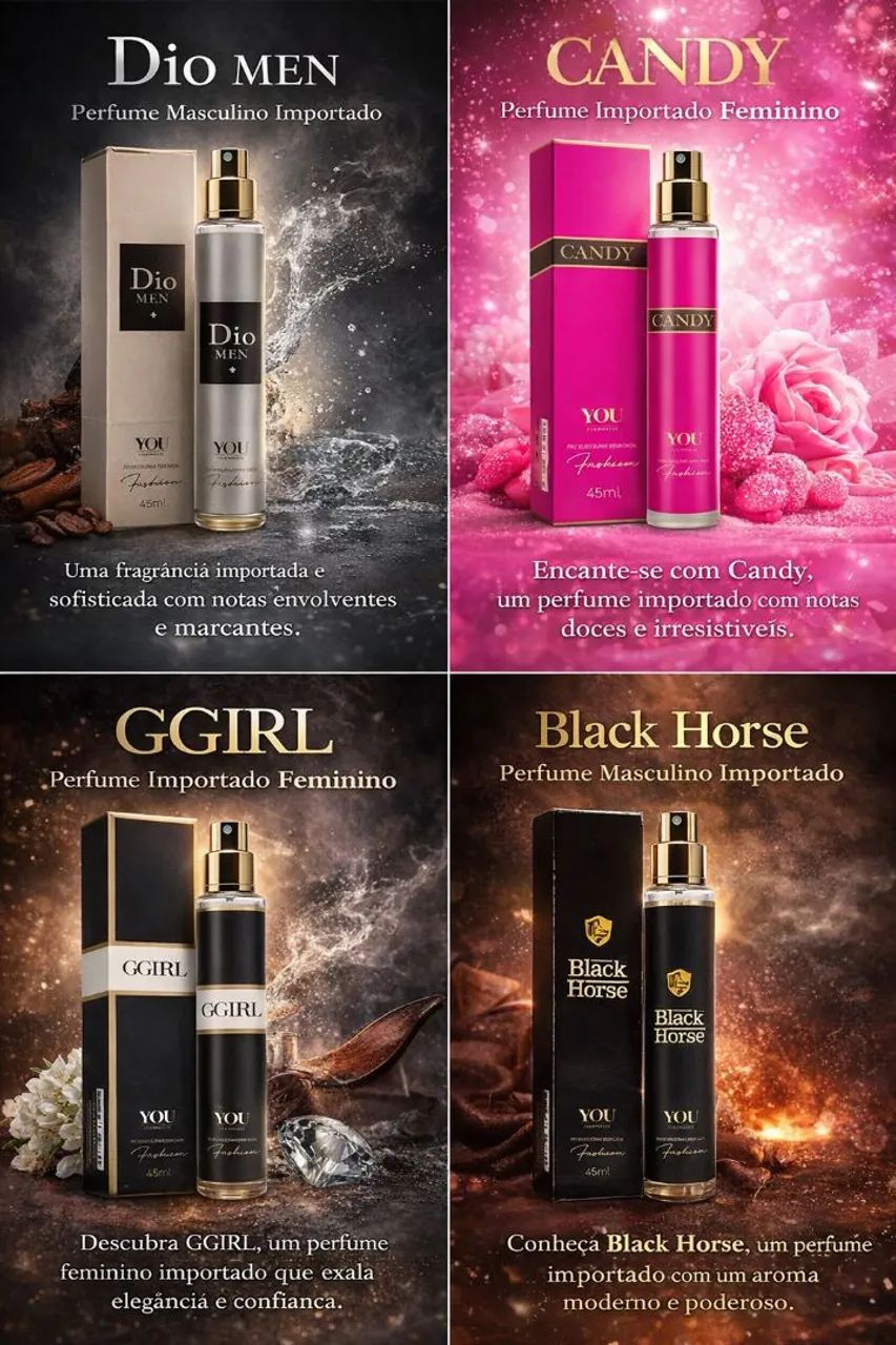 Perfumes importados 45ml 