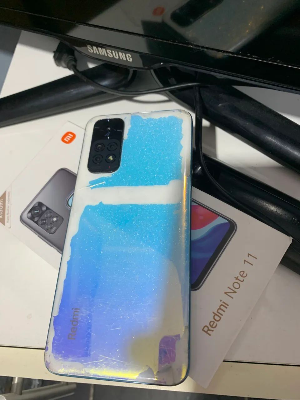 Redmi Note 11 Branco 128/6RAM - Foto 4