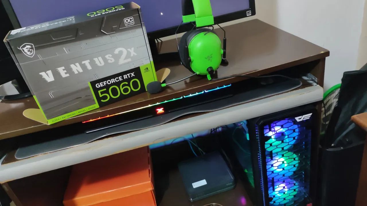 PC Gamer R5600 + RTX5060 8GB + 16GB RAM + LG Ultrawide 26 - Foto 2