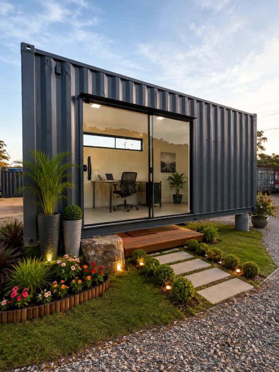 Escritório Container 15m2 em Curitiba
